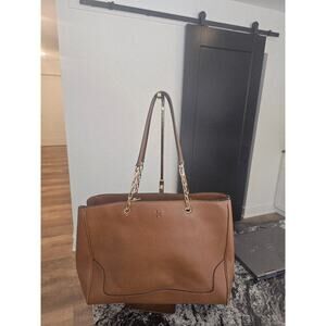 Tory Tan tote